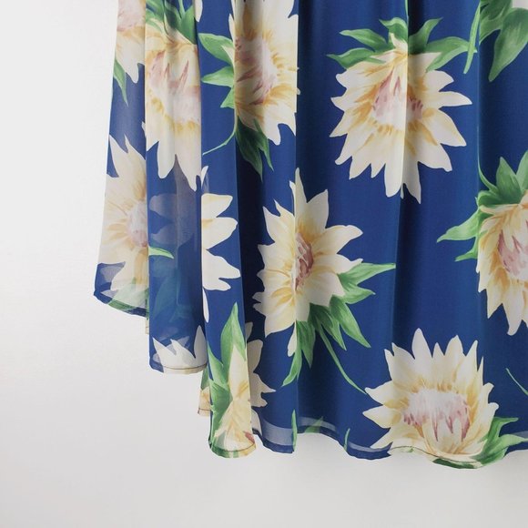 Show Me Your MuMu Mia Tunic Floral Layered Top Sz - Picture 4 of 11